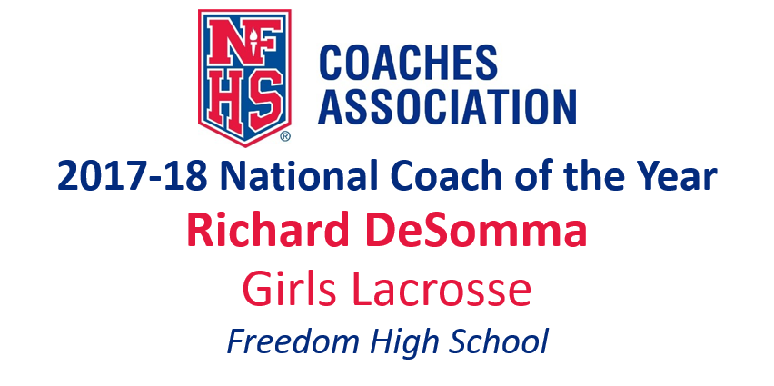 Richard DeSomma: National Girls Lacrosse National Coach of the Year (2017-18)