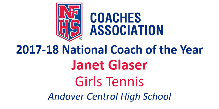 Janet Glaser: National Girls Tennis National Coach of the Year (2017-18)