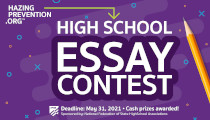 Hazing Prevention.org Sponsors High School Essay Contest