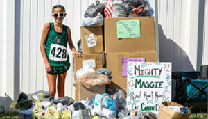 A Hurricane, a Cross Country Runner and 3,000 Pairs of Socks