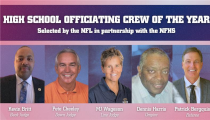 Through NFHS-NFL Partnership, High School Officiating Crew of the Year Selected